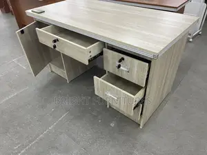 Wooden Office Table With Drawers