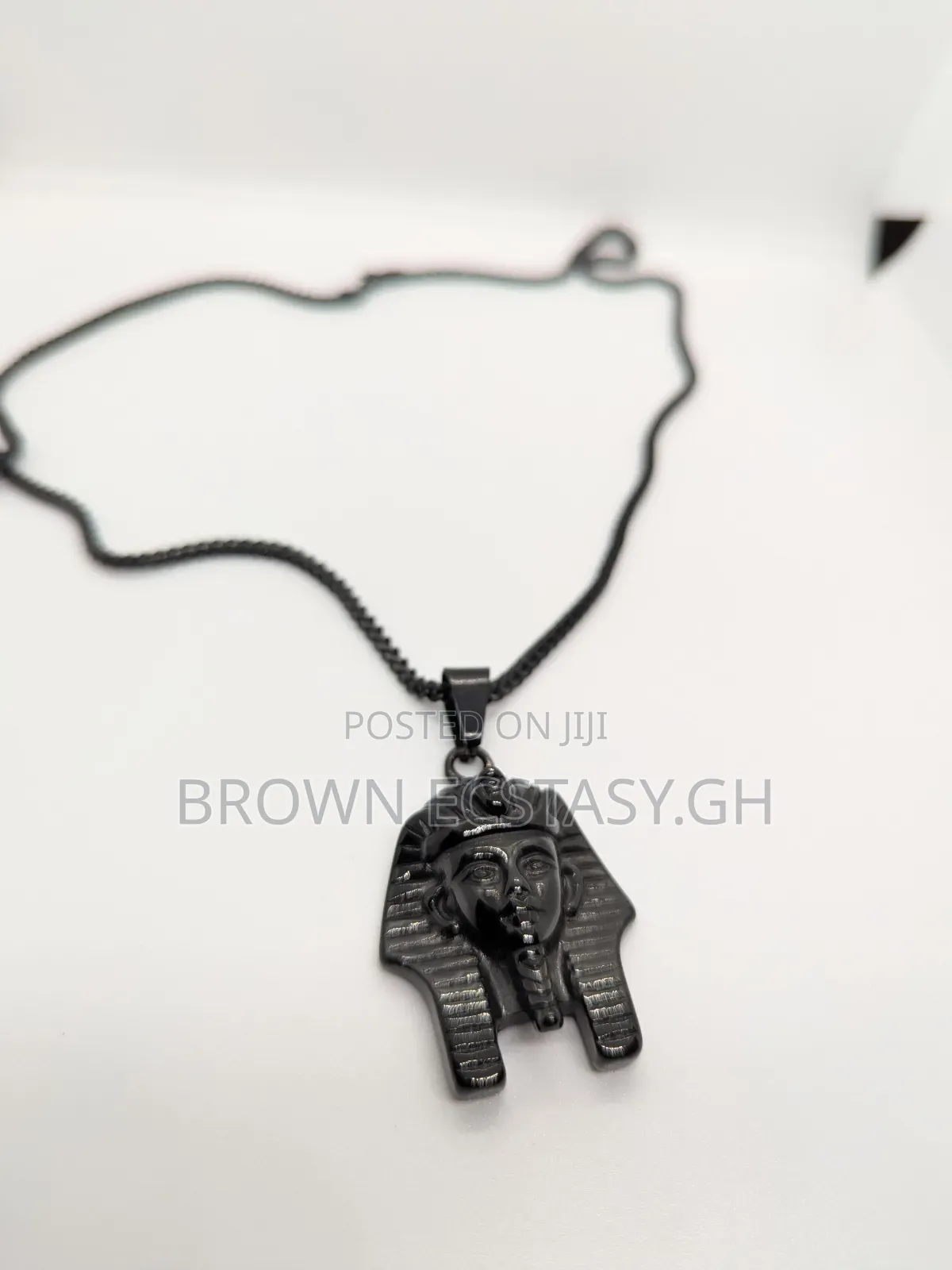Egyptian Pharaoh All Black Necklace