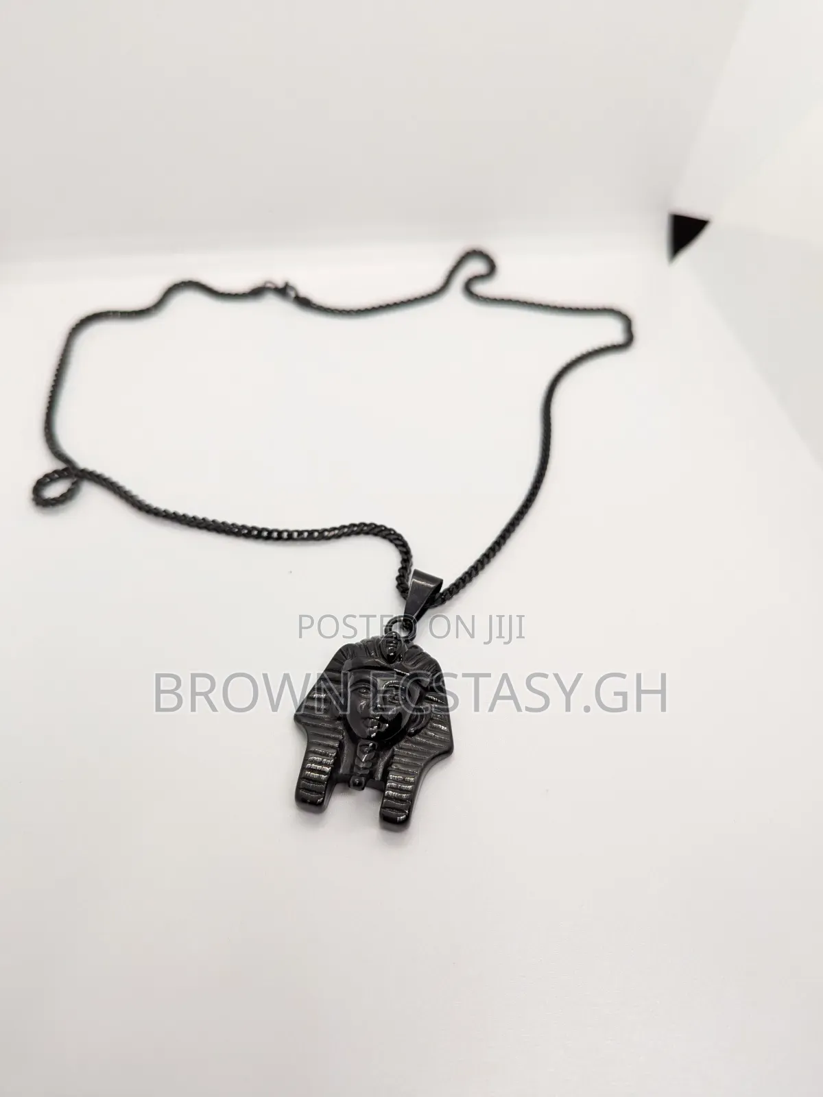 Egyptian Pharaoh All Black Necklace