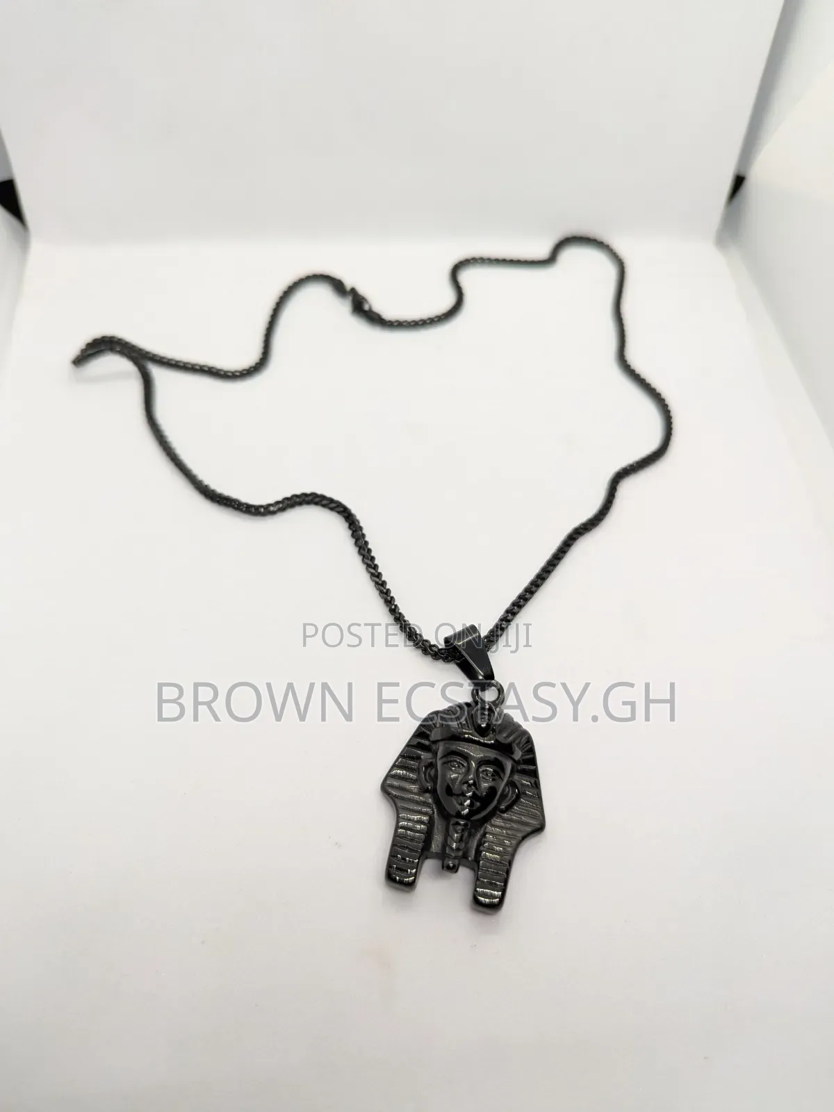 Egyptian Pharaoh All Black Necklace