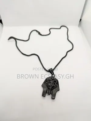 Egyptian Pharaoh All Black Necklace