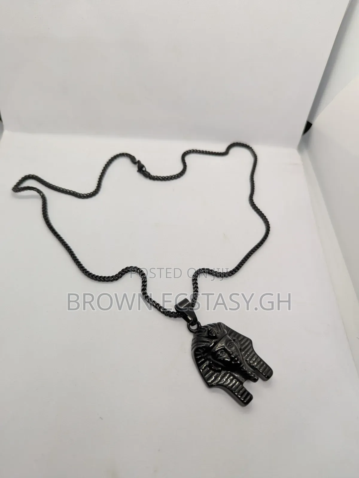 Egyptian Pharaoh All Black Necklace