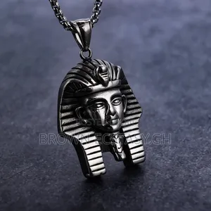 Egyptian Pharaoh All Black Necklace