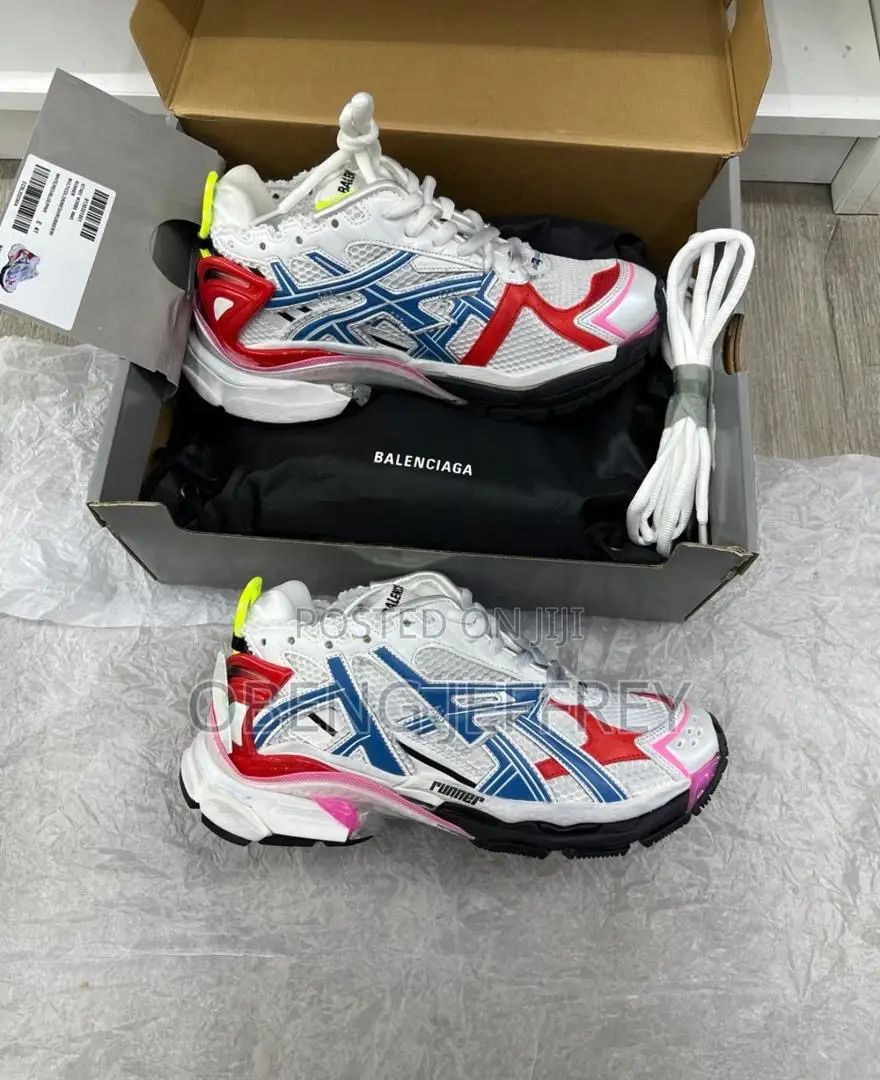 Original Balenciaga Runner White/Blue/Red