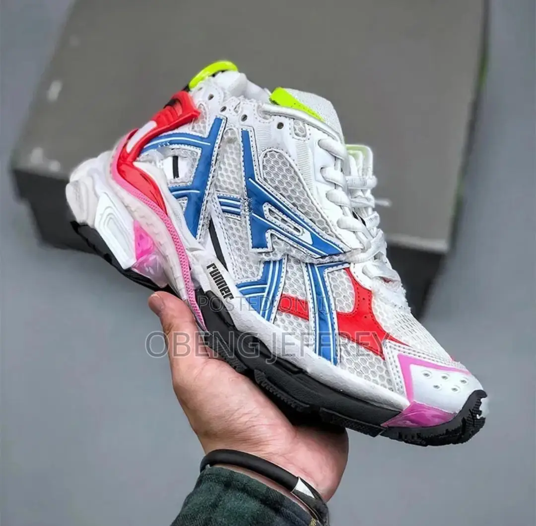 Original Balenciaga Runner White/Blue/Red