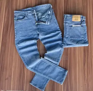 Official Plain Blue Jeans For Men