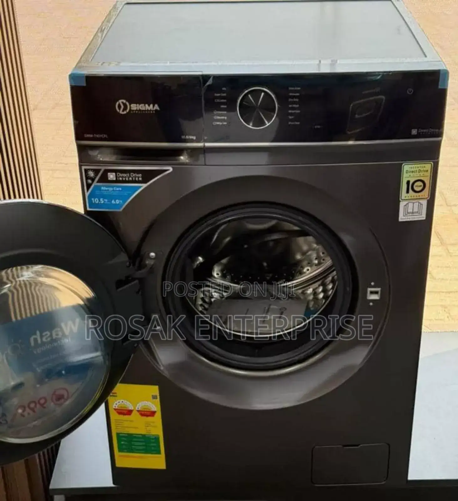 Sigma 10kg Front Load Fully Automatic Washing Wash And Dry