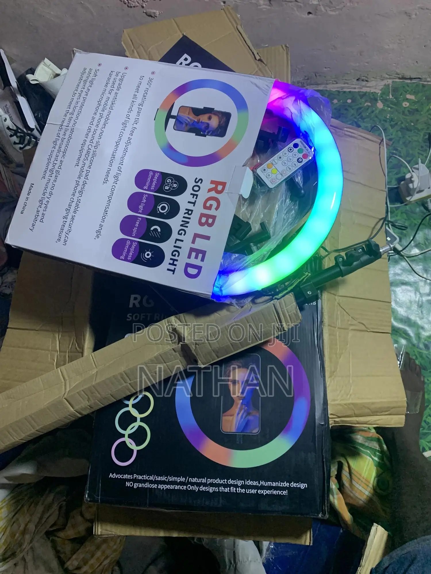 (New)Original 14 Inches(Rgb) Ring Light With Tripod And Remote Control