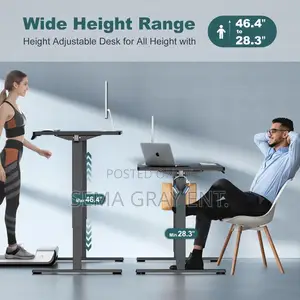 Electric Height Adjustable Computer Desk for Home Office