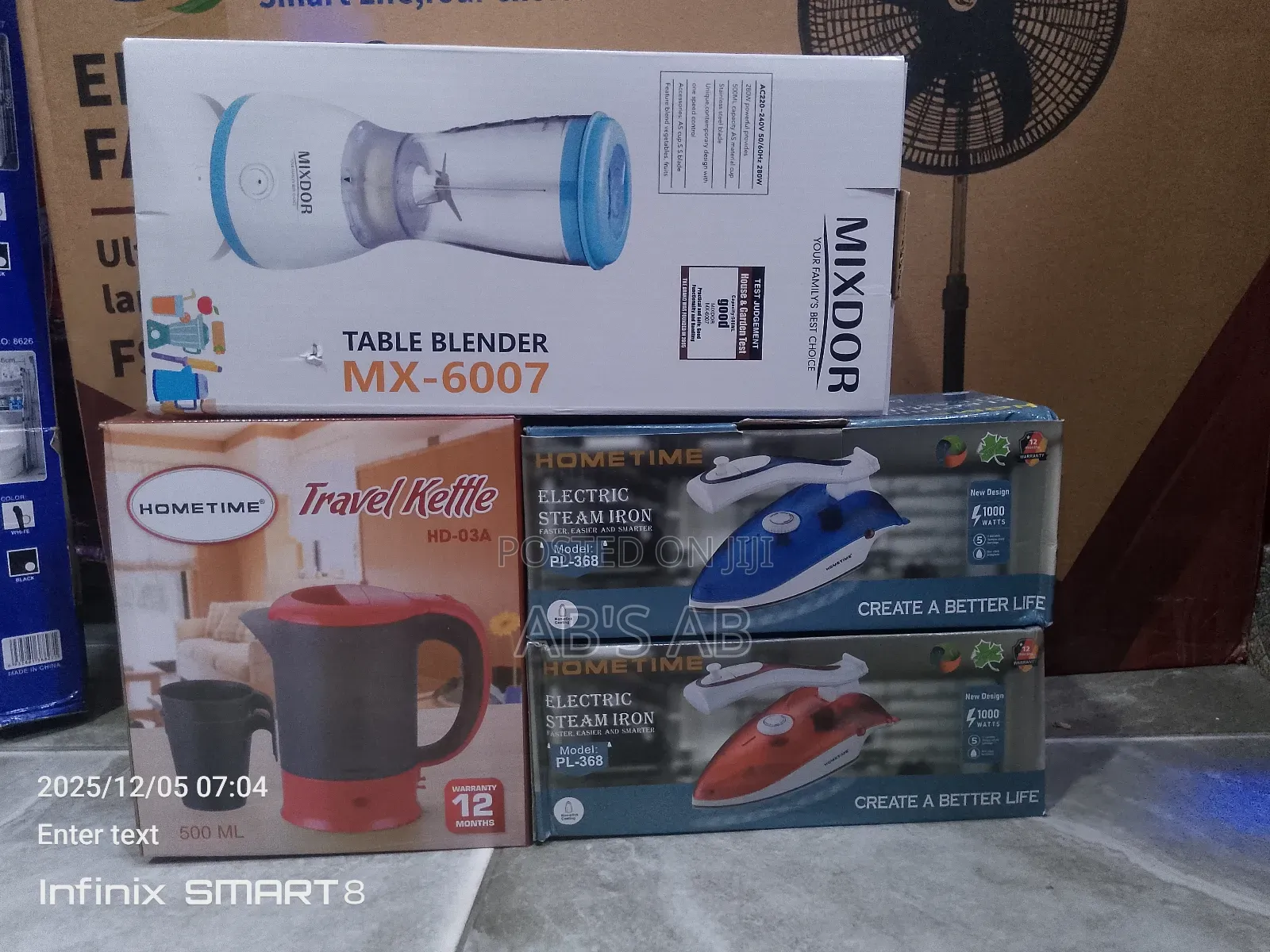 Blender, Iron and Kettle