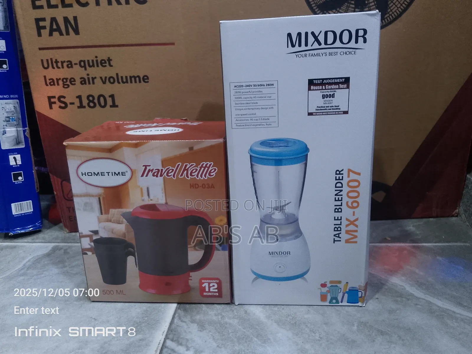 Blender, Iron and Kettle