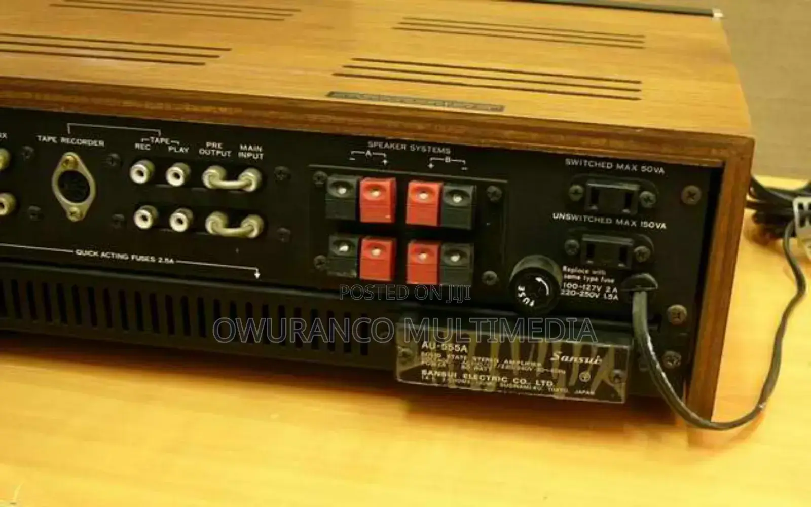 Sansui Au-555a Stereo Amplifier