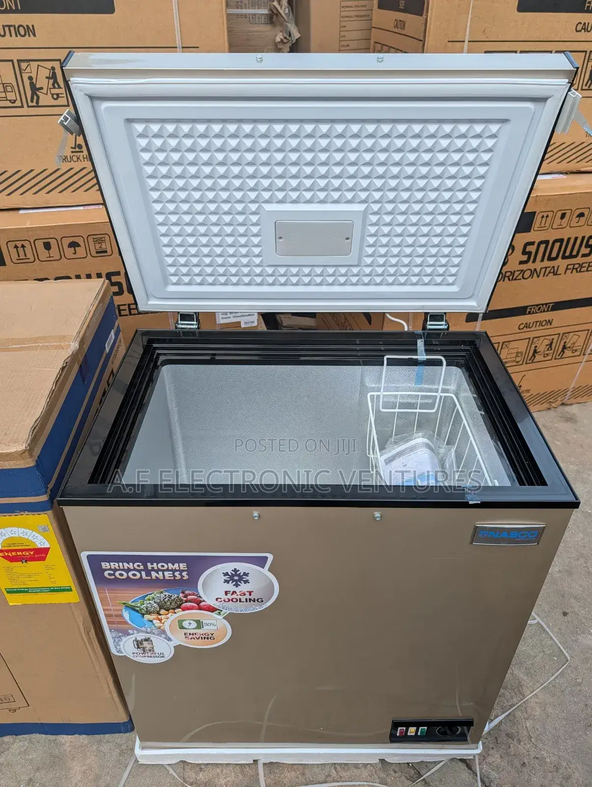 Nasco 150-Litres Chest Freezer (Nas-200fl)
