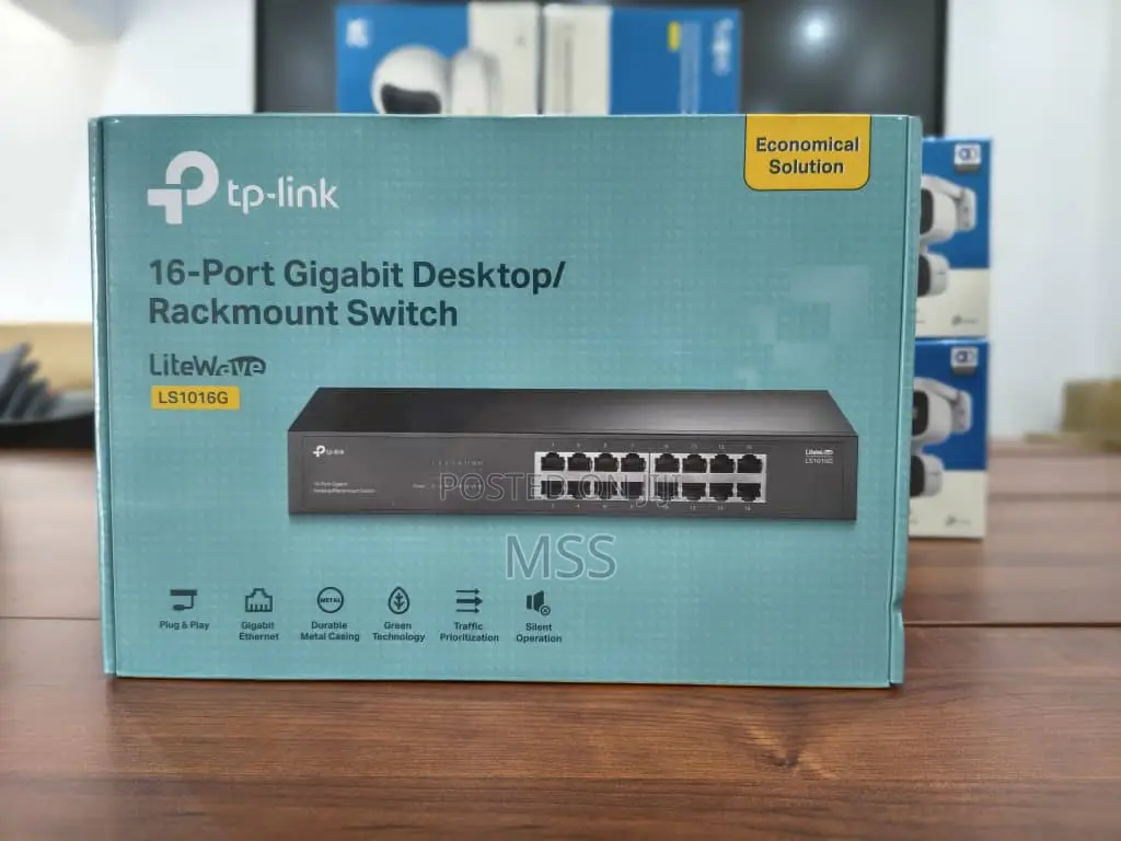 Ls1016g =16-Port Gigabit Desktop/Rackmount Switch