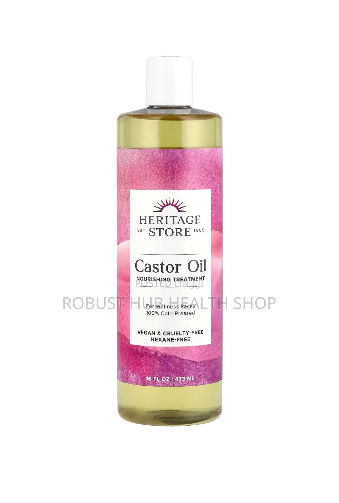 Heritage Store Cold Pressed Castor Oil