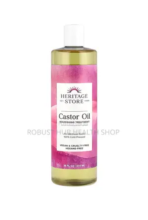 Heritage Store Cold Pressed Castor Oil