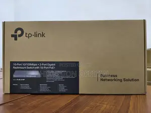 Tl-Sl1218p16-Port 10/100 MBPS + 2-Port Gigbit Switch With 16-Port Poe+