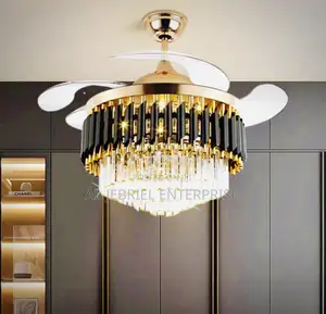 Crystal Ceiling Fan Light