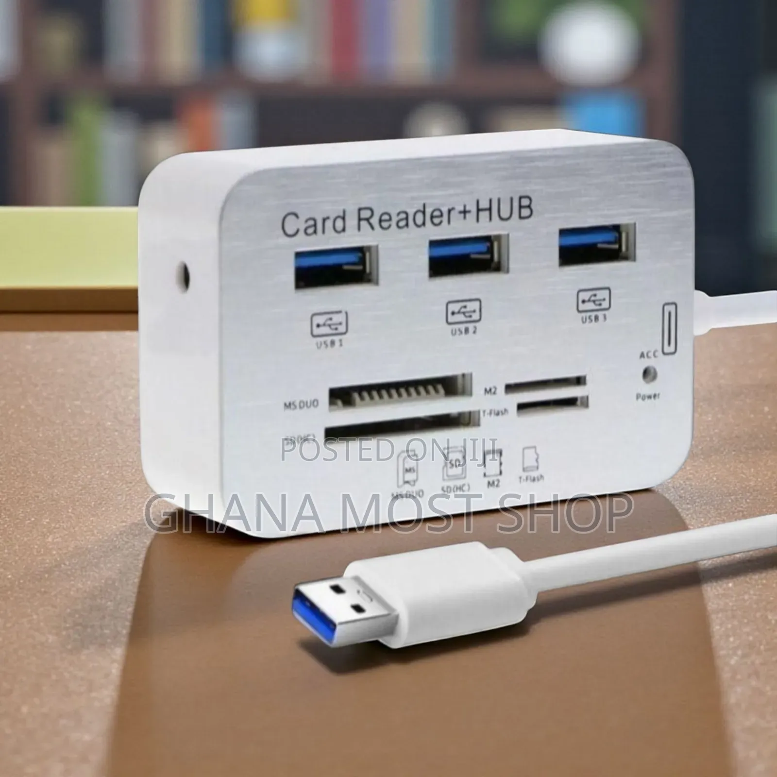 Type C to Card Reader Combo Hub, Number of Ports Pins(627396)