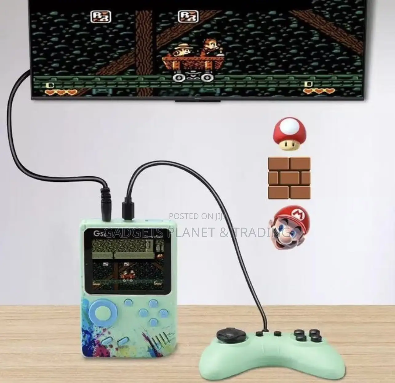 G5s Retro Handheld Game Box Bult-in 500 Game - 3"