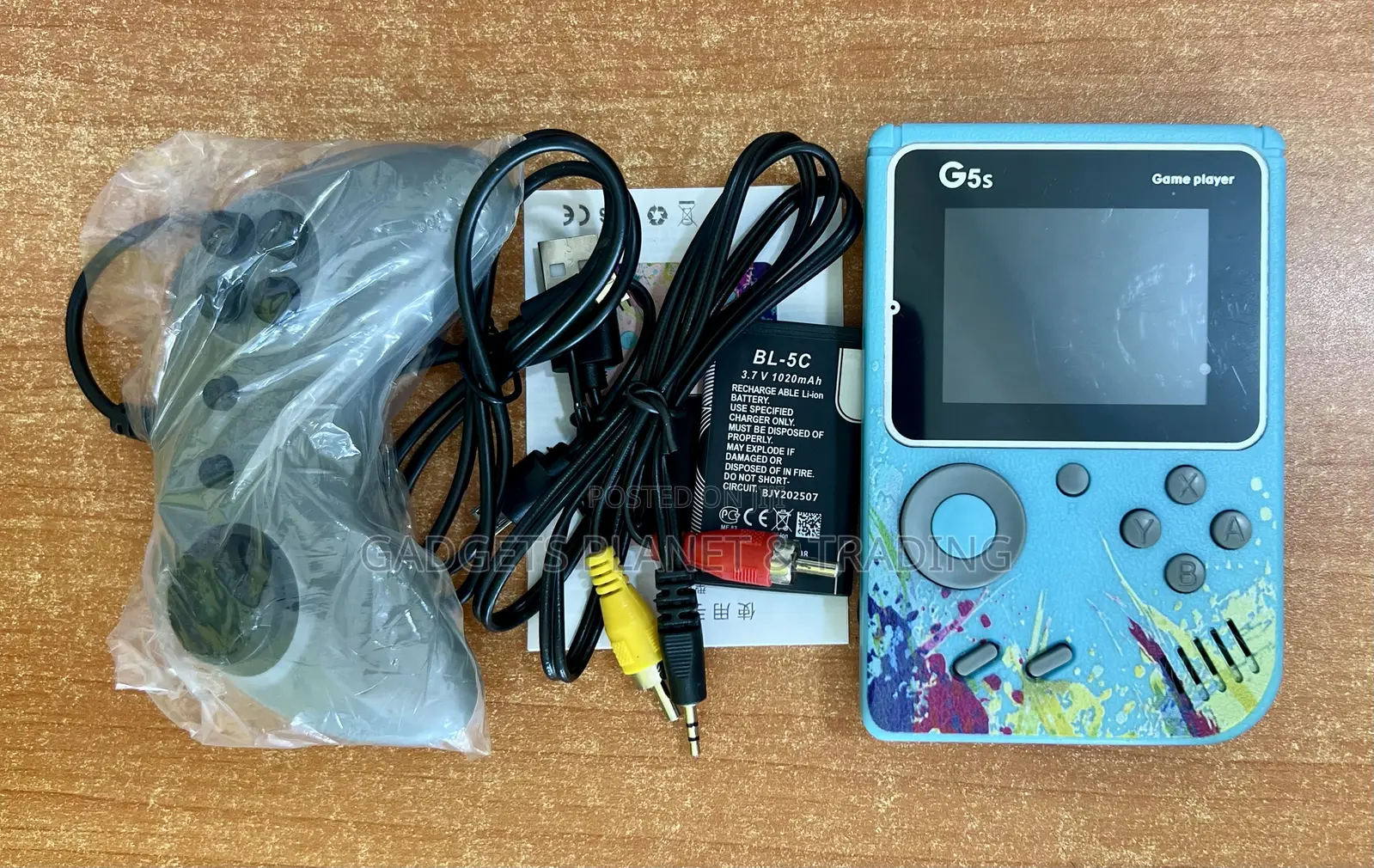 G5s Retro Handheld Game Box Bult-in 500 Game - 3"