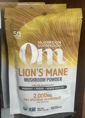 Om Lions Mane Mushroom Powder