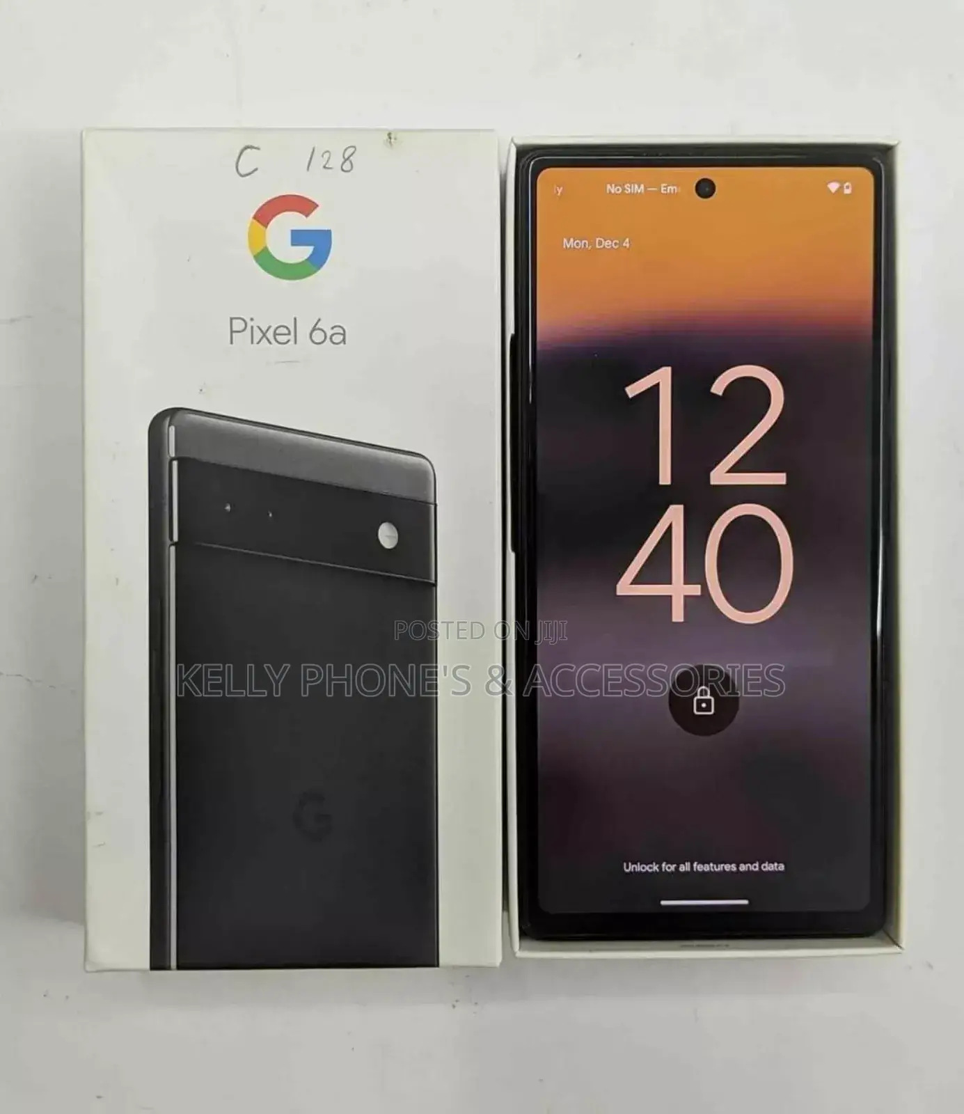 New Google Pixel 6a 128 GB Black