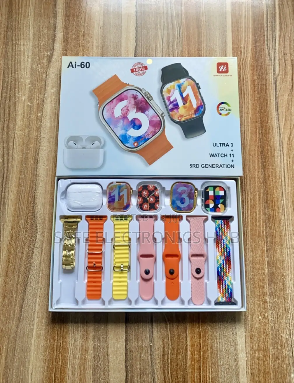 Ai-60 Suit (2 Smart Watches With Airpod)