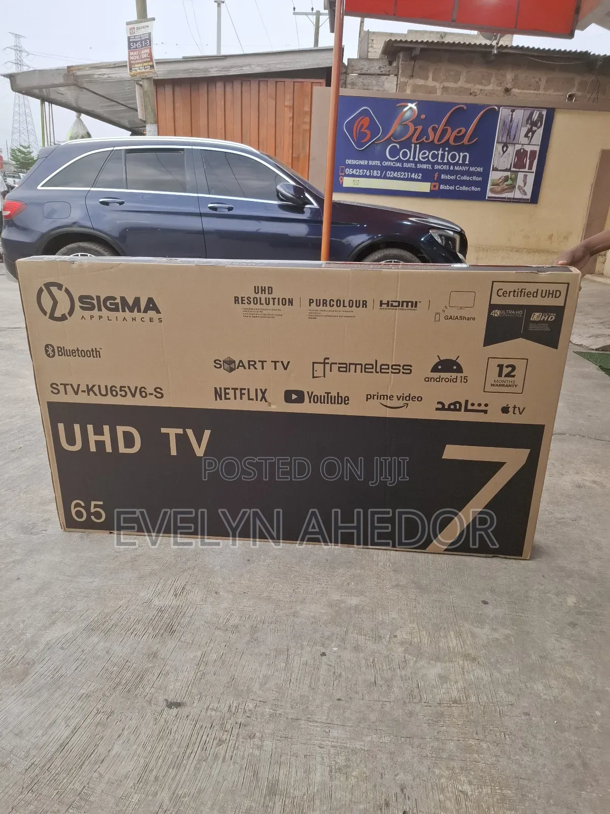 Modern Sigma 65 Inches Smart Android Tv Uhd With Free Wall Mount