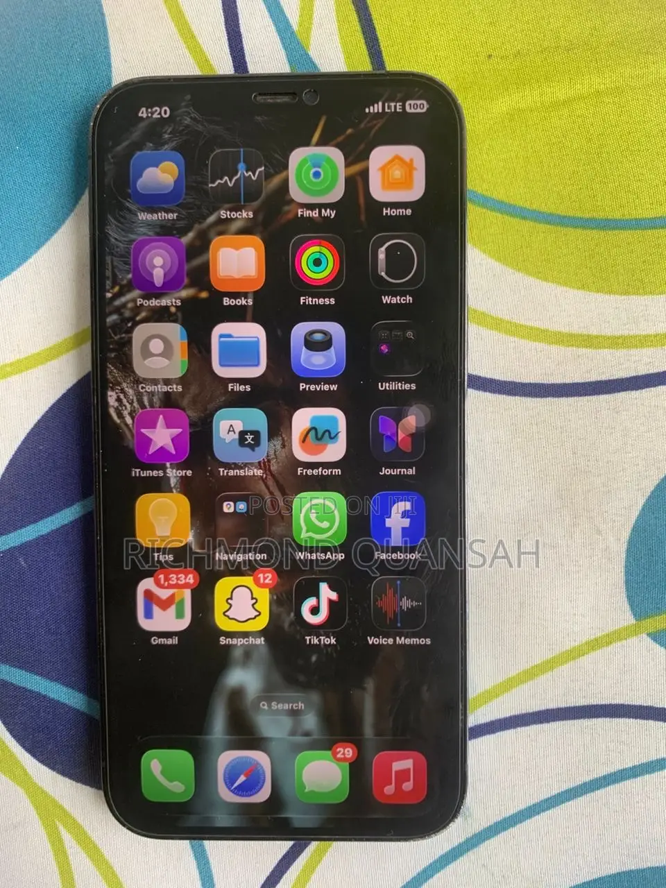 New Apple iPhone 12 Pro Max 256 GB Blue