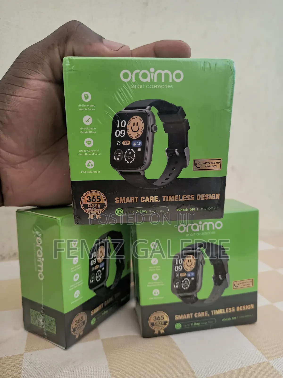 Oraimo Watch 6n 1.83'' Full Touch Color Screen Smart Watch