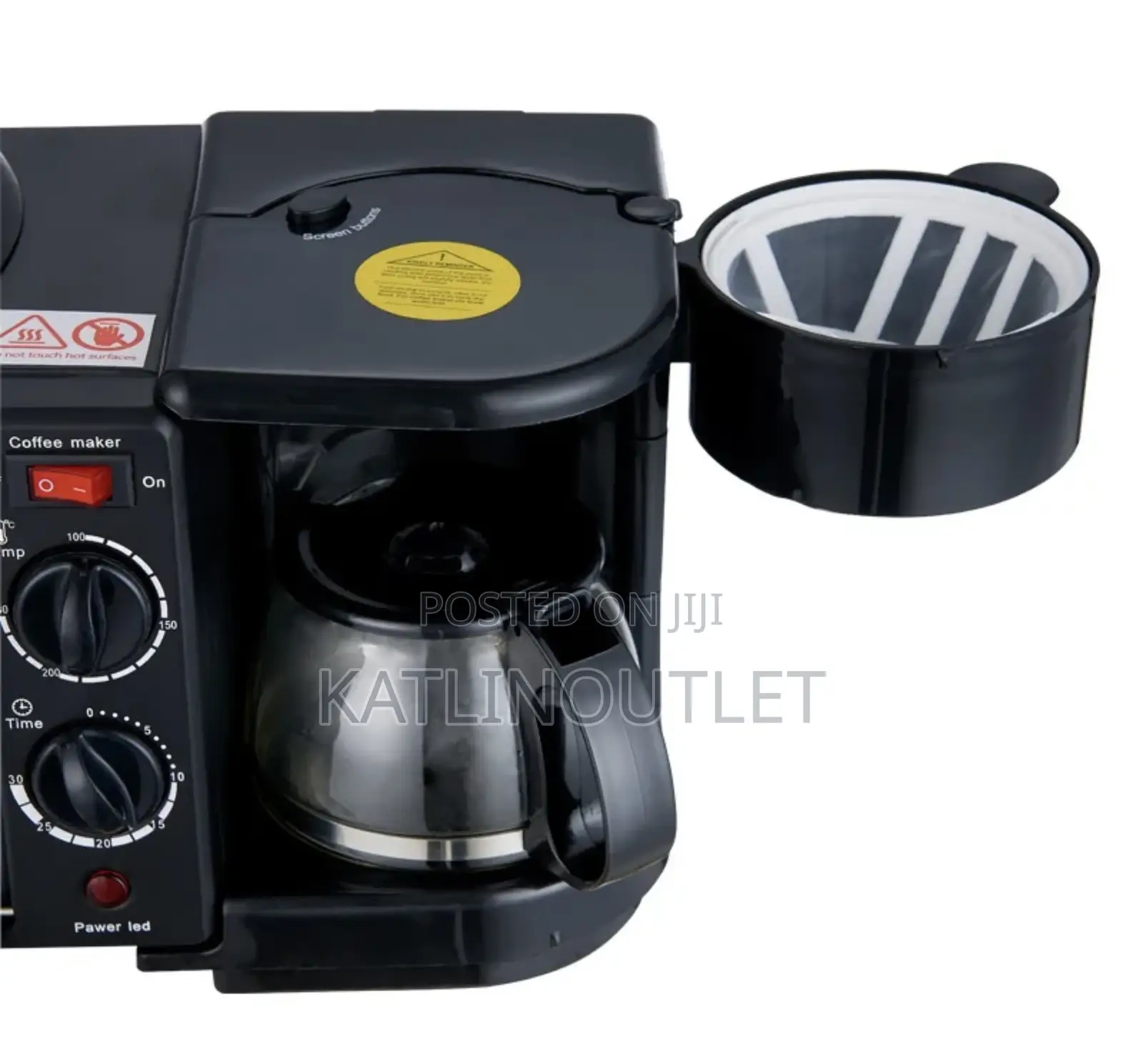 3 In 1 Breakfast Microwave Oven Coffee Maker.