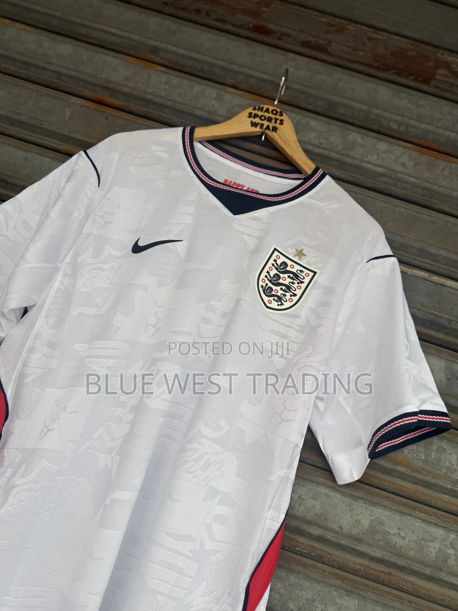 England 2026 Fifa World Cup Home Jersey