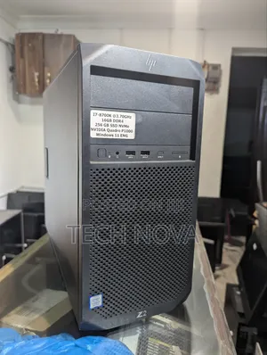 Desktop Computer HP Z2 G4 Mini 16GB Intel Core i7 HDD+SSD 256GB