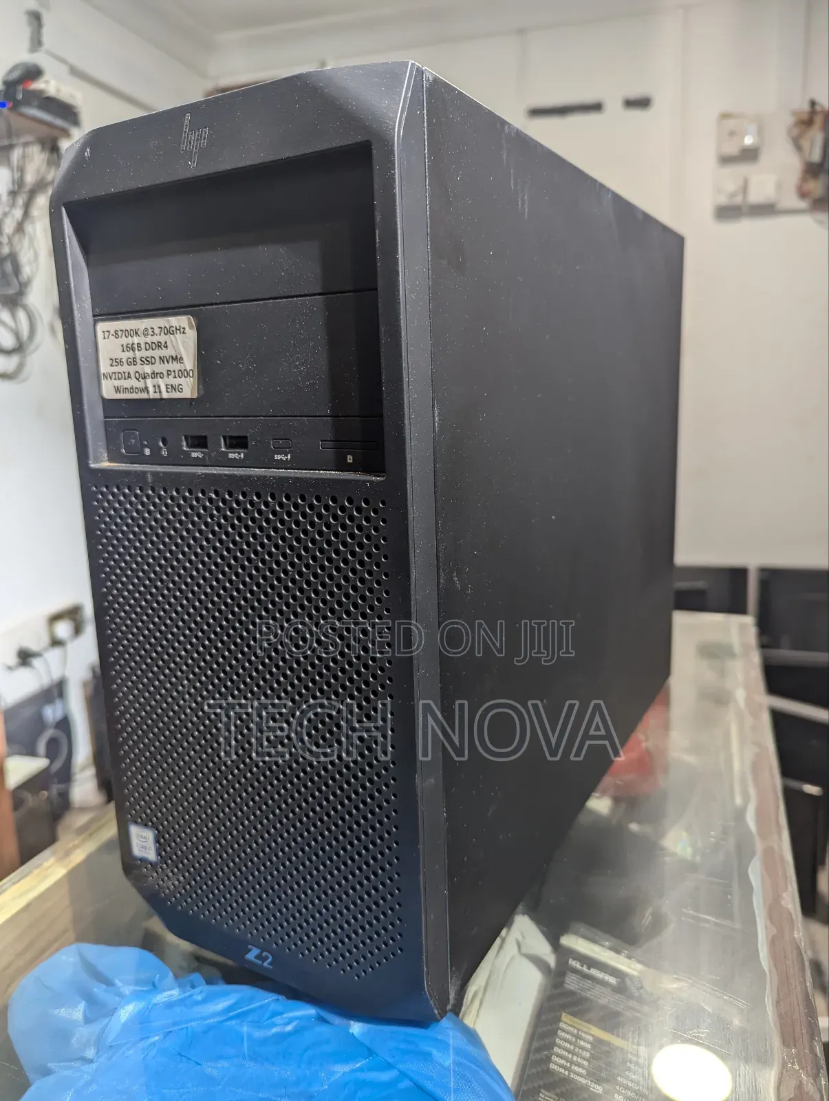 Desktop Computer HP Z2 G4 Mini 16GB Intel Core i7 HDD+SSD 256GB