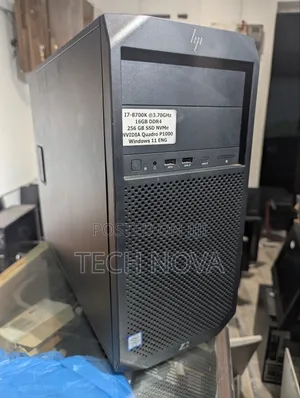 Desktop Computer HP Z2 G4 Mini 16GB Intel Core i7 HDD+SSD 256GB