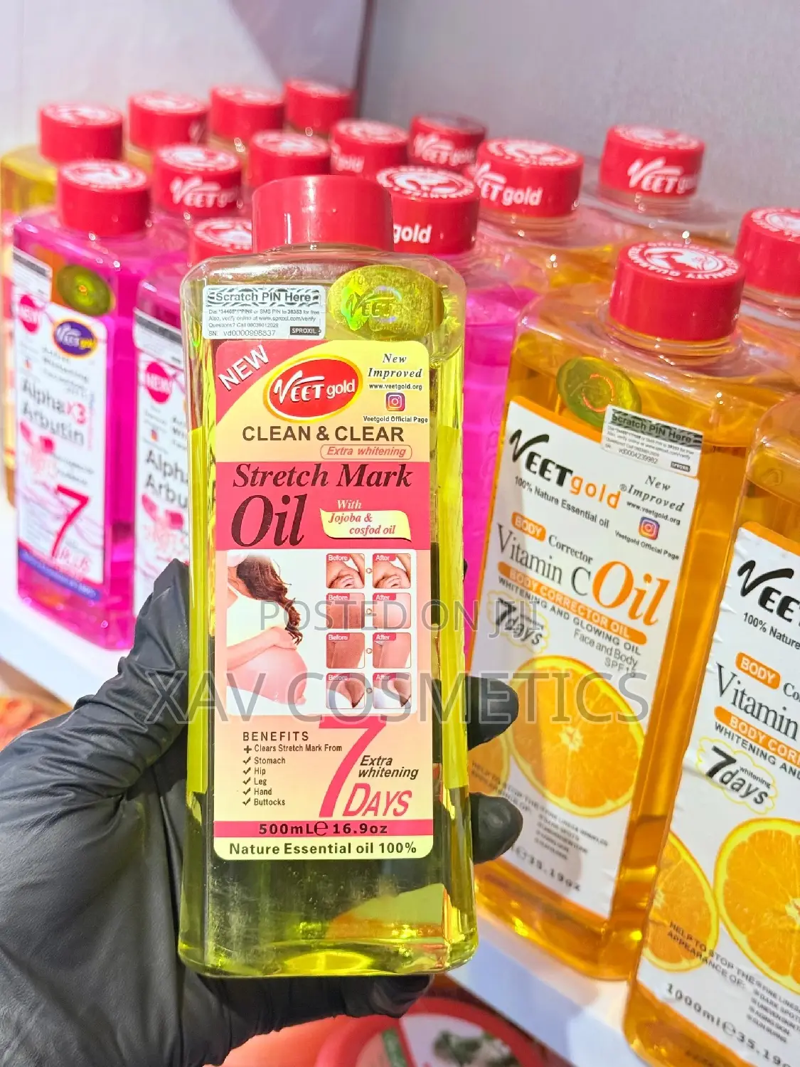 Veetgold Stretch Marks Treatment Oil