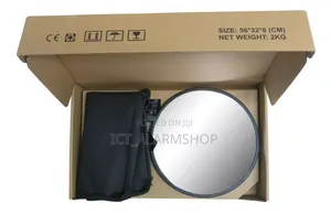 Convex Vehicle Inspection Mirror With Casters And Led Lighting