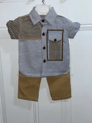 Baby Clothes Kids Boys 2 Pieces Trousers And Shirts