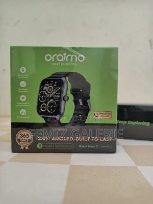 Oraimo Watch Nova 2 2.01" Amoled Ip68 Curved Touchscreen Smart Watch