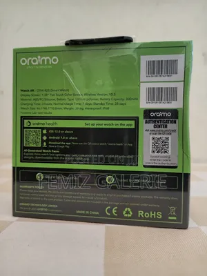 Oraimo Watch 6r 1.39'' Anti-Scratch Ip68 Smart Watch