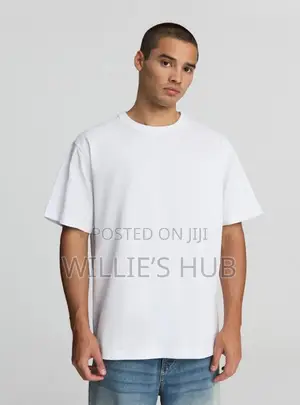 Heavy Plan White And Black T Shirt