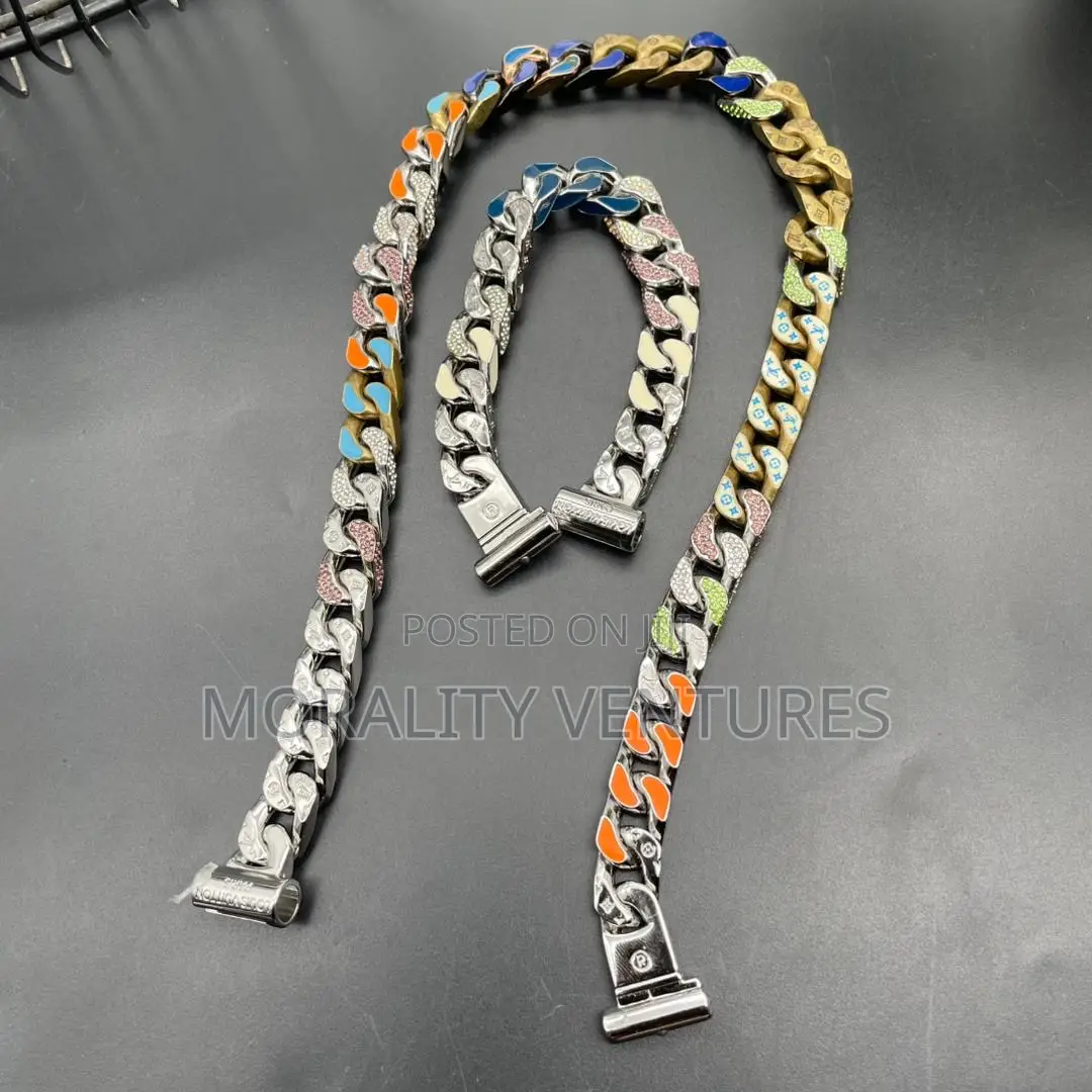 Vintage Lv Necklace Bracelet