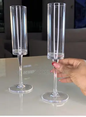 6pieces Cylinder Champagne Glass