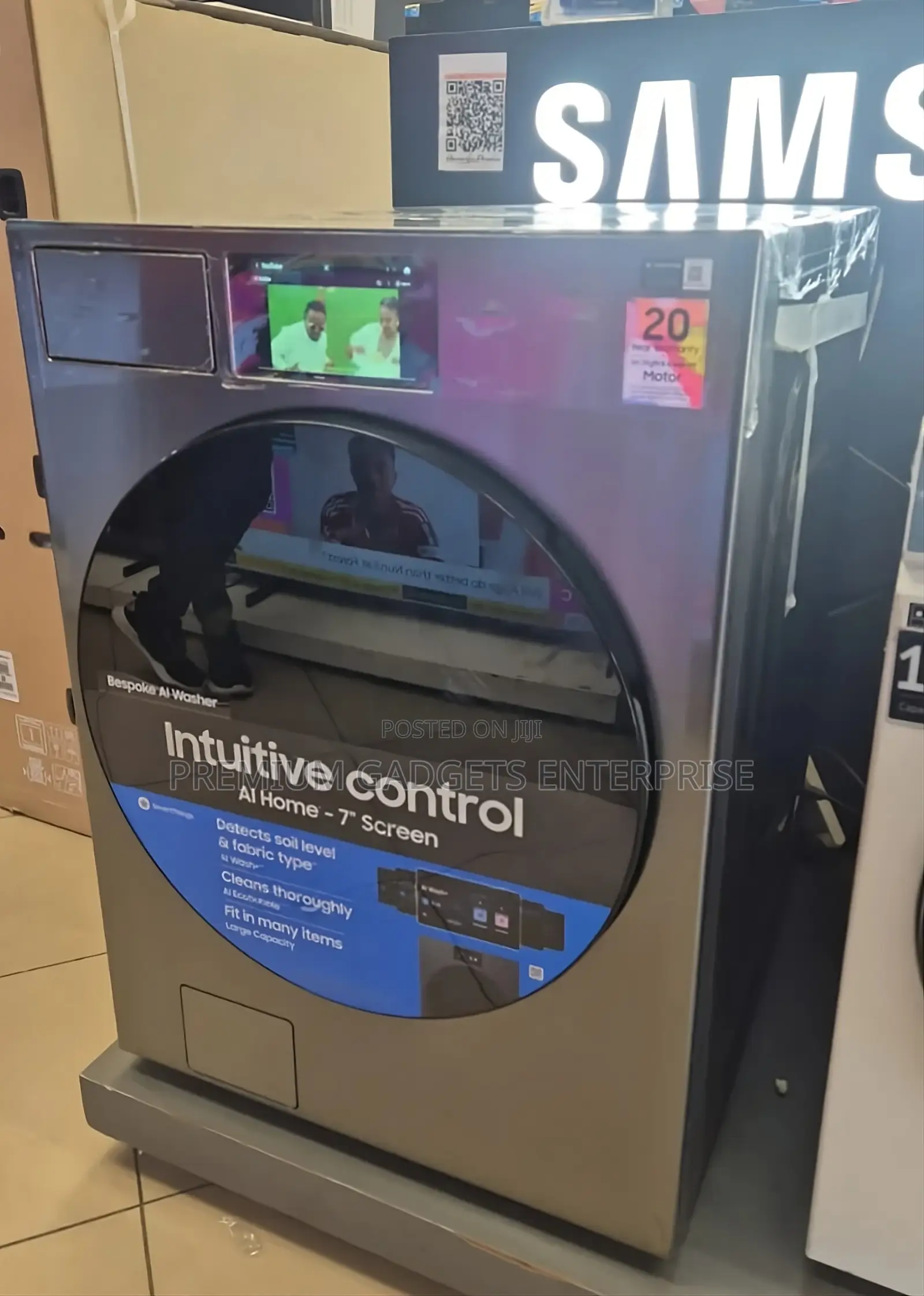 Samsung 26kg Bespoke Ai Laundry | Ai Home | Wash Only | Wf90f26adsnq