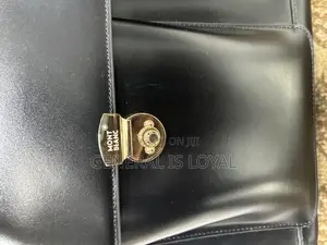 Montblanc Black Leather Briefcas