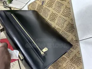 Montblanc Black Leather Briefcas