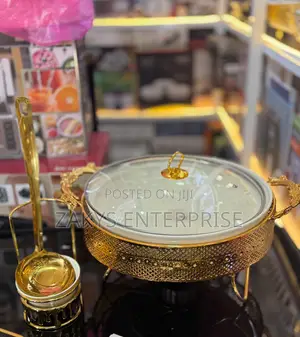 Gold Ceramic Serving Dish