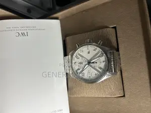 Iwc Pilot's Silver Watch Chronograph 41