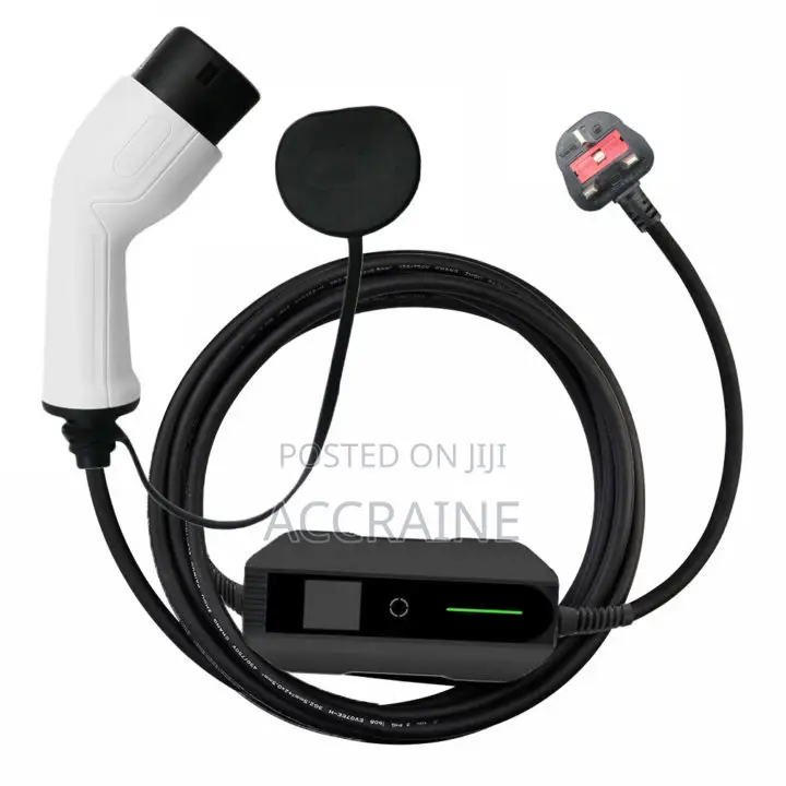 Adjustable 8–13a Electric Car Portable Charger With Type 2 Plug